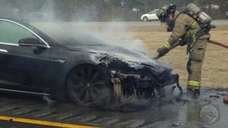 ARE ELECTRIC VEHICLES SAFE? Tesla Rushing Investigators To The Scene Of a Third Model S Fire